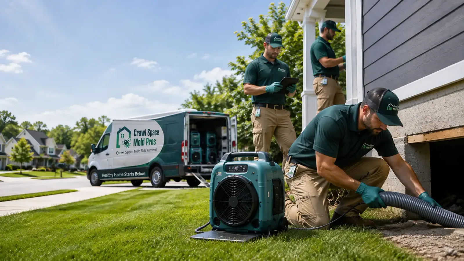 Crawl Space Mold Removal in Tracy, IA